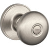 Schlage J Series Stratus Privacy Knob, Satin Nickel