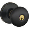 Schlage J Series Stratus Entry Knob, Aged Bronze