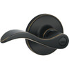 Schlage J Series Seville Entry Lever, Aged Bronze