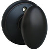 Schlage Siena F Series Knob, Passage, Grade Aaa, Die Cast Zinc, Aged Bronze