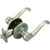 Design House Scroll Passage Lever, Satin Nickel