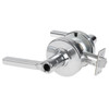 Schlage Alx Storeroom Lockset, Conventional, Bright Chrome, Non-Handed