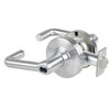 Schlage Alx Classroom Lockset, Tubular, Conventional, Satin Chrome, Non-Handed