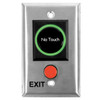 Sdc 475 Series Infrared No Touch Exit Touchplate, Stainless Steel Finish