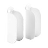 Make 2 Fit 3/8 In. Widow Screen Top Hanger, White, Package Of 6