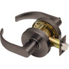 Dexter C1000 Cylindrical Passage Lock Curved Lever Satin Bronze