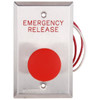 Dortronics 5210 Exit Release Red Emergency Release 1-9/16 Inch Push Button