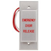 Dortronics 5286 Narrow Push Plate Switch Control Emergency Door Release Black