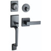 Design House Moderno 2-Way Adjustable Karsen Handleset In Matte Black