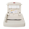 Rubbermaid Commercial Vertical Wall-Mounted Baby Changing Station, Polypropylene