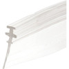 36 In "T" Shape Vinyl Door Bottom Sweep (Clear)