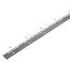 Piano Hinge, 1-1/4 Inch, Steel Polished