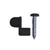 Unique Home Designs Black Clip-In Glass Replacement Clip, Package Of 8