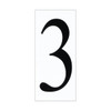 Generation Lighting Address Light Plastic Address Number 3 Tile (White)