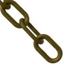 Mr. Chain 1.5 Inch X 25 Ft. Khaki Gold Plastic Barrier Chain