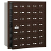 Salsbury Industries 4b+ Horizontal Mailbox, 35 A Doors 34 Usable, Bronze