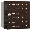 Salsbury Industries 4b+ Horizontal Mailbox, 30 A Doors, 29 Usable, Bronze