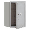 Salsbury Industries Recess 4c Horizontal Mailbox, Single Column, 1 Pl6, Aluminum