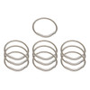 Key Systems Tamper Proof Key Ring, Flex, 1" Diameter, 3 Cm, Package Of 10