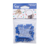 Key Systems Tamper Proof Rings Color Coding Tags, Blue, Package Of 50