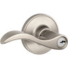 Schlage J Series Seville Entry Lever (Satin Nickel)
