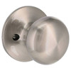 Shield Security Flat Ball Dummy Door Knob In Satin Nickel