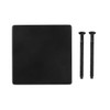 Shield Security Deadbolt Cover Plate (Matte Black)