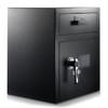 Adir Office 1.1 Cu. Ft. Steel Digital Depository Safe W/Digital Keypad Black