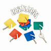 Adir Office Assorted Multi-Color Key Tag 100