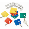 Adir Office Assorted Multi-Color Key Tags 140