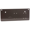 Lcn Drop Plate Only, Narrow Top Rail Or Flush Ceiling, Dark Bronze/695 Finish