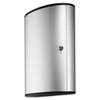 Durable Locking Key Cabinet 72-Key Brushed Aluminum 11.75 X 4.63 X 15.75