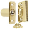 Anvil Mark Door Ball Catch, In Brass Plated