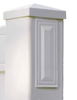 AgTec White PVC 5.5-inch Decorative Hole Cover - For Fence Posts (pack of 12)