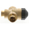 Siemens Valve Assembly 3 Way 1/2" Sweat 120vac 1.0 Cv Linear Flow Brass Body