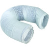 Deflecto 4" White Vinyl Flexible Duct