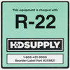 R-22 Adhesive Labels Package Of 10