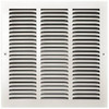 Truaire 14 In X 14 In White Stamped Return Air Grille