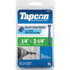 Tapcon 1/4"X 2-1/4" Hex-Washer-Head Concrete Anchors, Package Of 75