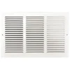 Truaire 16 In X 10 In White Stamped Return Air Grille