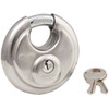 Master Lock 2-3/4 In. W Discus Padlock W/ Shrouded Shackle (Stainless Steel)