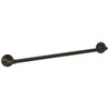 Design House Kimball Towel Bar, Satin Black Finish, 24" Length