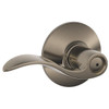 Schlage F-Series Lock F40 Privacy Lever Accent Lever (Satin Nickel Blackened)