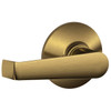 Schlage F-Series Lock F10 Passage Elan Lever Style (Antique Brass)