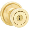 Kwikset Polished Brass, Keyed Entry Door Knob