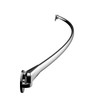 Preferred Bath One-Piece Curved 60" Oval Bar Shower Rod Bright Polished Finish