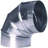 Master Flow, 12 " 90-Degree Turned 26-Gauge Adjustable Elbow