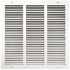 Truaire 16 X 16 White Stamped Return Air Grille