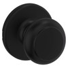 Kwikset Cove Matte Black Hall/Closet Passage Door Knob