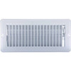 Danco 9-3/4 X 4 In. Steel Floor Register W/ 7/8 In. Drop (White)